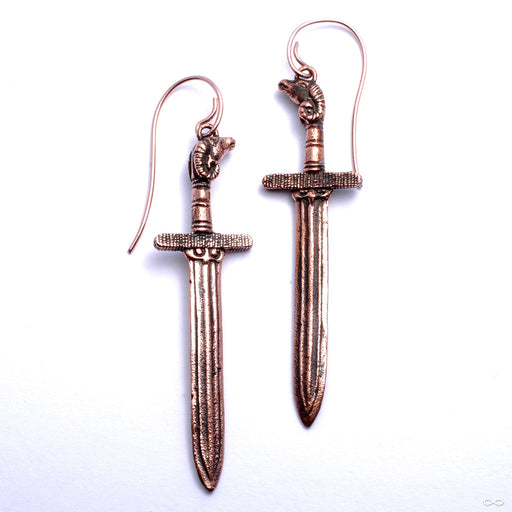 Oathkeeper Earrings from Maya Jewelry in Copper