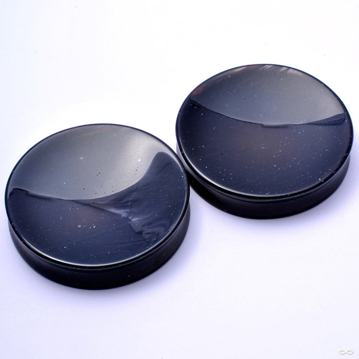 Mahogany Obsidian Plugs in 2 1/4” from Relic Stoneworks