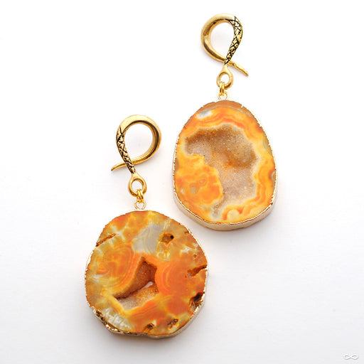 Crossovers with Orange Druzy Agate from Oracle