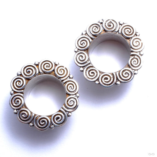Ornate Eyelets in Silver in ½” from Tawapa
