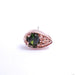 Pavé Teardrop Press-fit End in Gold from BVLA with Green Tourmaline