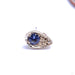 Pavé Teardrop Press-fit End in Gold from BVLA with Tanzanite