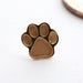 Paw Print Press-fit End in Gold from BVLA in 14k Yellow Gold