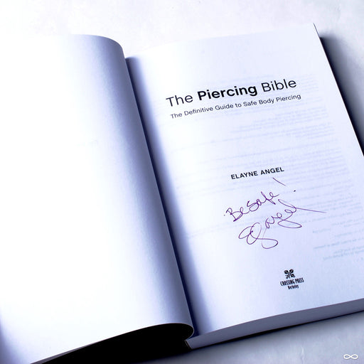 The Piercing Bible book signed by Elayne Angel