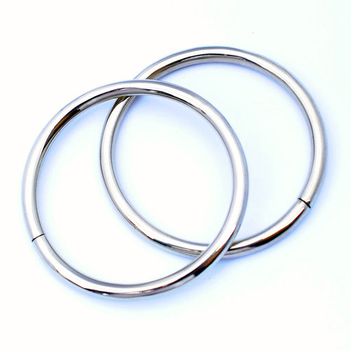 Polished Hoop Weights from Eleven44 in Medium