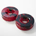 Power Eyelets in Red and Black in 1 3/8” from Gorilla Glass