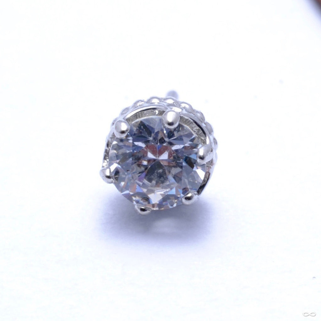 Queen Pressfit End in Gold from Anatometal — Infinite Body Piercing, Inc.