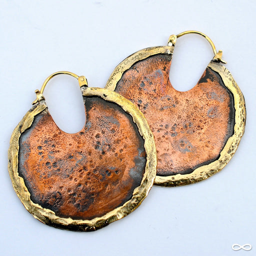 Road Warrior Earrings from Maya Jewelry in Copper & Brass