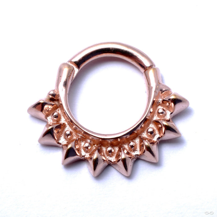 Solstice Clicker in Gold Plated Silver from Tawapa in Rose Gold