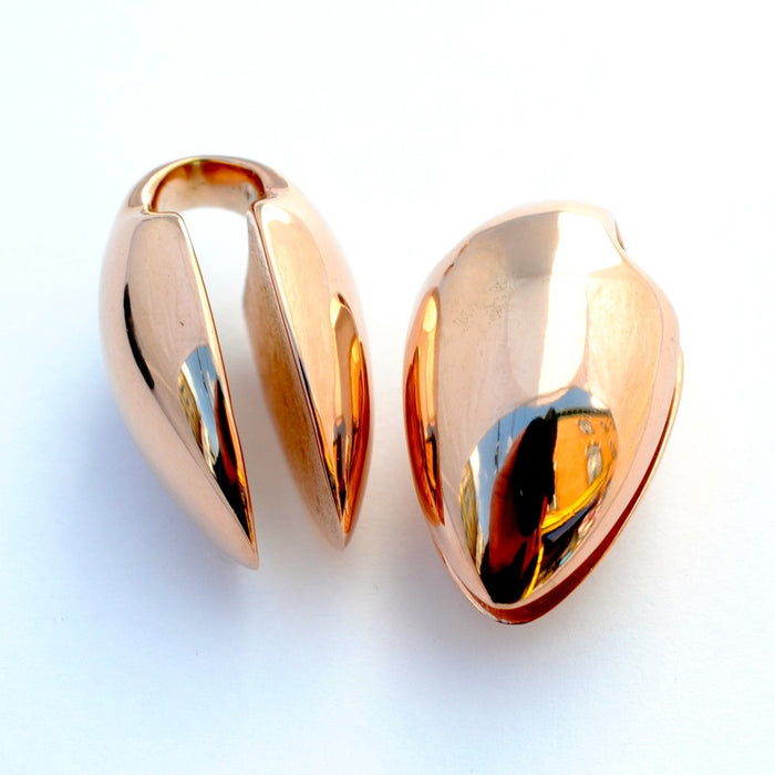 Spade Weights from Diablo Organics in Rose Gold