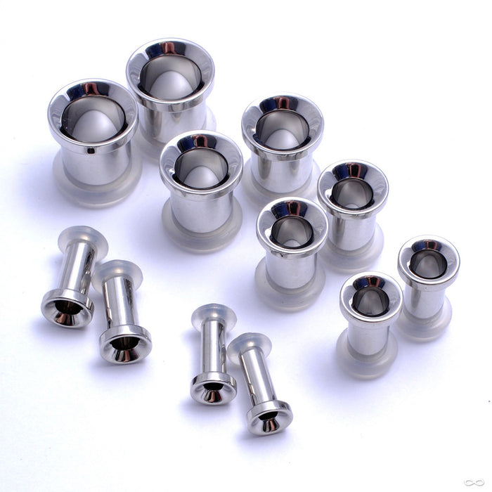 Single-Flared Eyelets in Steel from Anatometal in Assorted Sizes