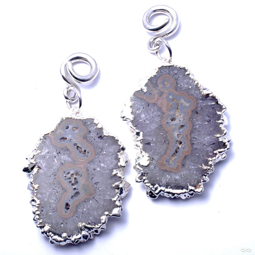 Stalactite Dangles with Silver Coils from Diablo Organics