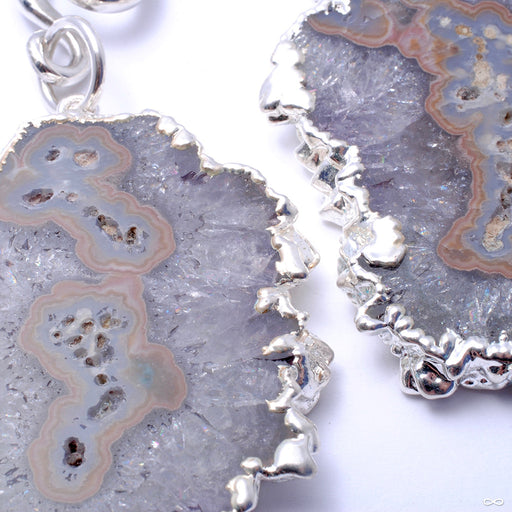 Stalactite Dangles with Silver Coils from Diablo Organics