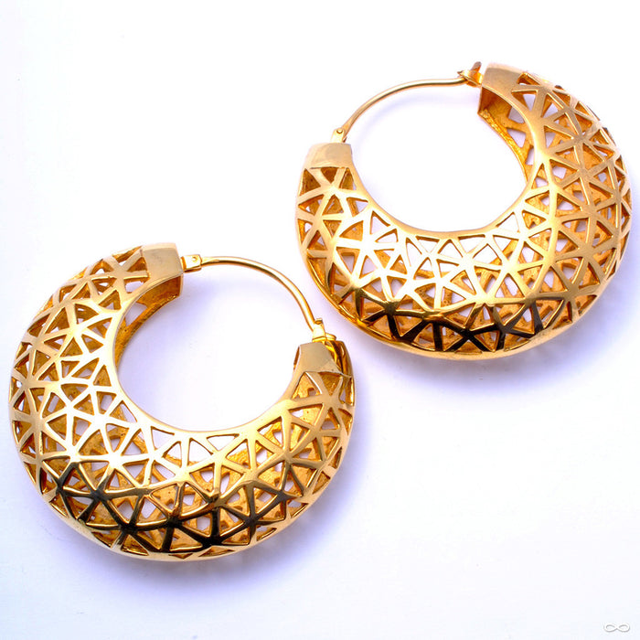 Stayin’ Alive from Maya Jewelry in Yellow Gold-Plated Brass