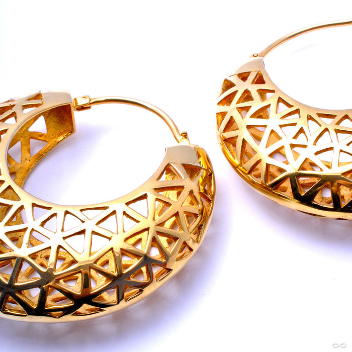 Stayin’ Alive from Maya Jewelry in Yellow Gold-Plated Brass