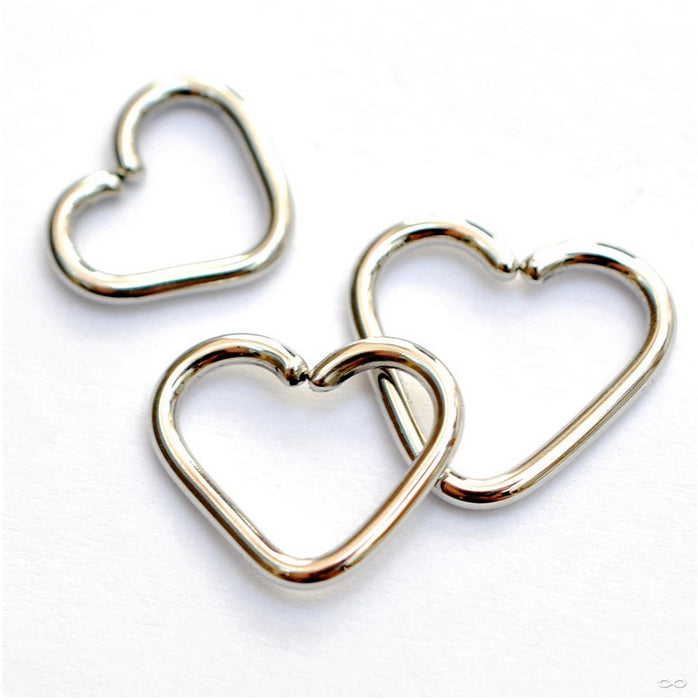 Heart Ring in Stainless Steel from LeRoi
