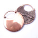 Stitch Earrings from Maya Jewelry in Copper