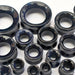 Blue Goldstone Double-Flare Eyelets from Diablo Organics in Assorted Sizes