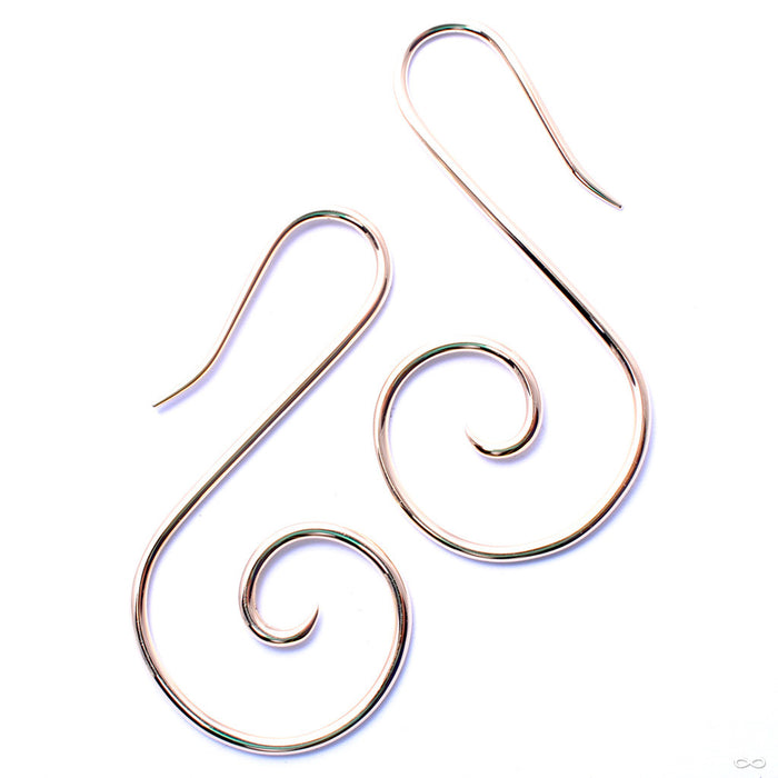 Swan Spirals from Little 7 in Brass